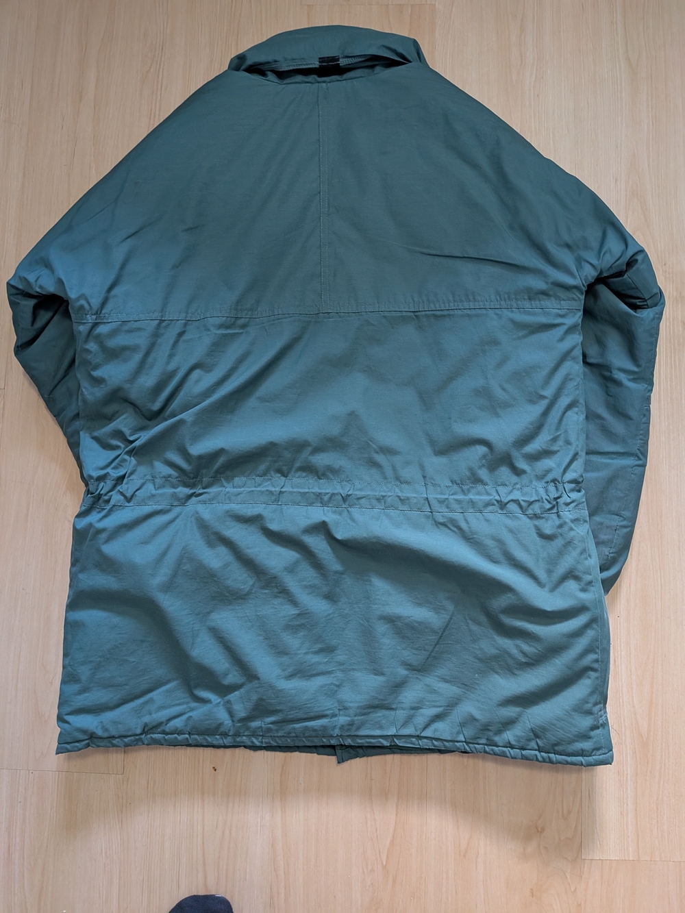 Vintage Kanuk Green Winter Jacket Parka Gold Owl Logo Black Fleece Collar Size 3 - Picture 5 of 6